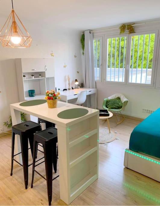 Ferienwohnung Studio Proche Centre Wifi Parking Montpellier Exterior foto